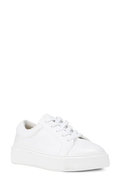 Ganni Platform Sneaker In Egret