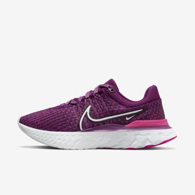 Nike React Infinity Run Flyknit 3 Sneakers In Purple