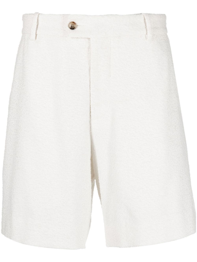 Amiri Straight-leg Tailored Shorts In White