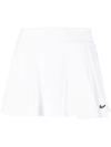 Nike Swoosh-logo Print Shorts In White