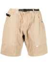 Gramicci Belted-waist Bermuda Shorts In Neutrals