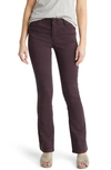 Wit & Wisdom 'ab'solution Itty Bitty High Waist Bootcut Pants In Malbec