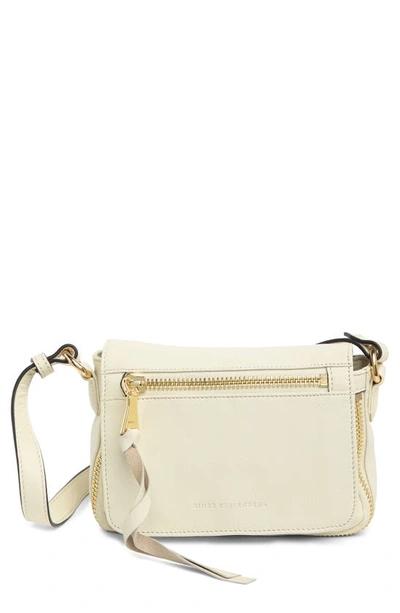 Aimee Kestenberg Sorrento Leather Crossbody Bag In Vanilla Ice