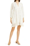 Mille Daisy Long Sleeve Dress In Lace