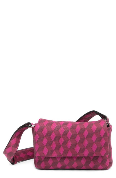 Aimee Kestenberg Preston Mini Crossbody In Magenta Diamond