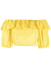 P.a.r.o.s.h P. A.r. O.s. H. Woman Top Yellow Size M Cotton