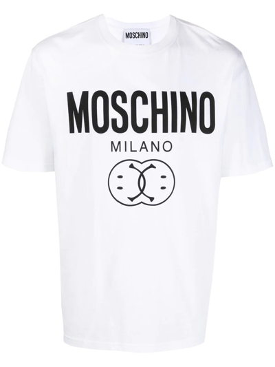 MOSCHINO LOGO印花T恤