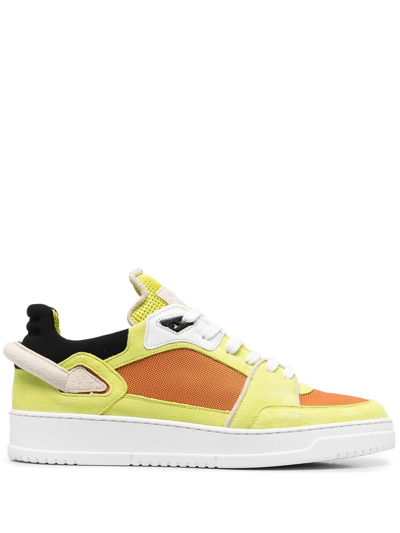 Buscemi New Basket Sneakers In Yellow Polyester