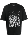 NEIL BARRETT NATURE-EMBROIDERED T-SHIRT