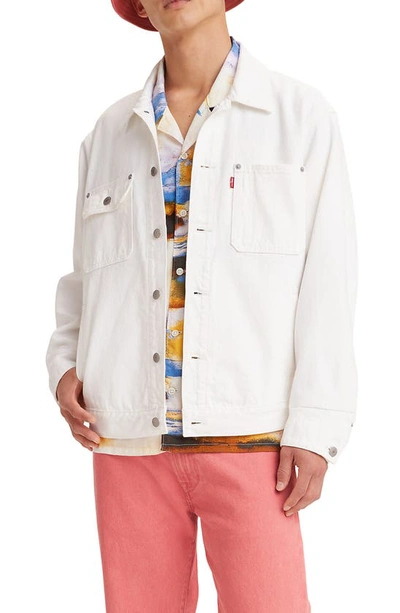 Levi's Men's Sunset Trucker Jacket In White