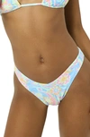 Frankies Bikinis Enzo Terry Cloth Bikini Bottoms In Sundown