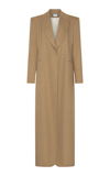 Beare Park Women's Tailored Wool Wrap Coat In Grey,neutral