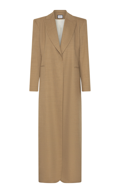 Beare Park Women's Tailored Wool Wrap Coat In Grey,neutral