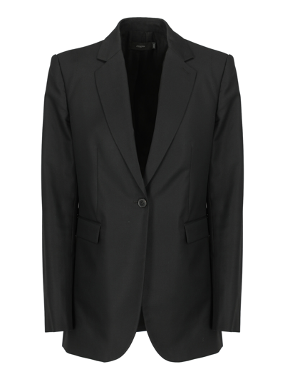 Pre-owned Joseph Fabric Jacket In Black