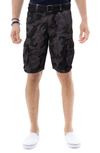 X-ray Cargo Shorts In Charcoal Camo