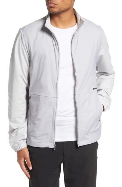 Brady Zero Weight Ripstop X Performaknit Golf Jacket In Fog