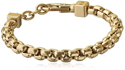Ax Armani Exchange Armani Exchange Mens Stainless Steel Bracelet Color: Gold (model: Axg0046710)