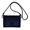 Carmen Sol Graziella Flap Crossbody In Navy Blue