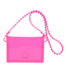 Carmen Sol Graziella Flap Crossbody In Fuchsia