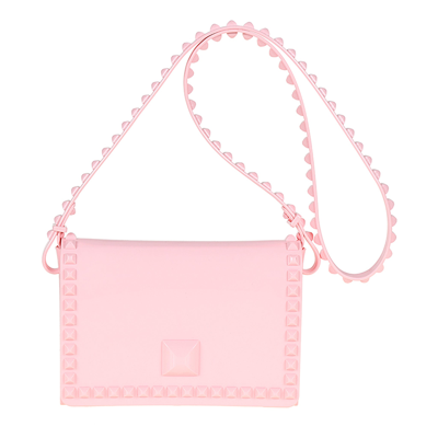 Carmen Sol Graziella Flap Crossbody In Baby-pink