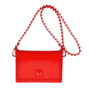 Carmen Sol Graziella Flap Crossbody In Red