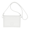 Carmen Sol Graziella Flap Crossbody In White