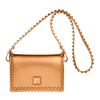 Carmen Sol Graziella Flap Crossbody In Rose Gold