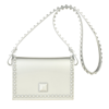 Carmen Sol Graziella Flap Crossbody In Silver