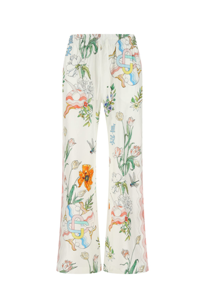 Casablanca Printed Satin Wide-leg Pant Nd  Uomo M