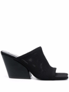 Stella Mccartney Women's  Black Fabric Sandals