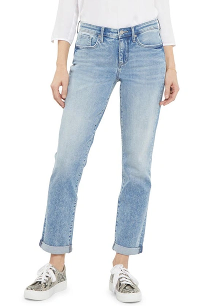 Nydj Margot High Rise Girlfriend Jeans In Quinta In Nocolor