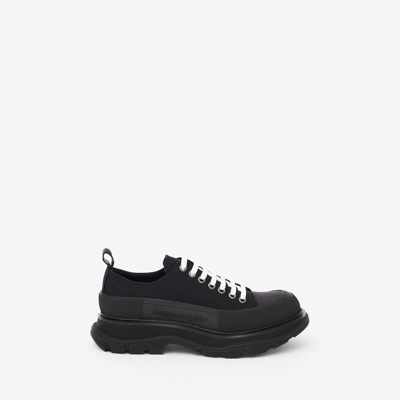 Alexander Mcqueen Fabric Upper And Rub In Black