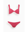 Hunza G Juno Twisted Two-piece Bikini Set In Pink