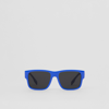 Burberry 57mm Square Sunglasses In Electric Blue