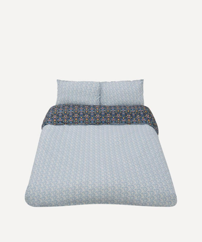Coco & Wolf Mitsi Valeria And Aurora Double Duvet Cover Set In Blue
