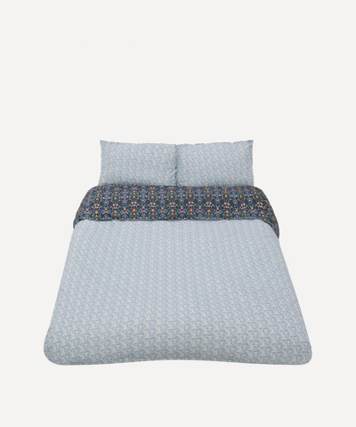 Coco & Wolf Mitsi Valeria And Aurora Super King Duvet Cover Set In Blue