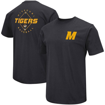 Colosseum Black Missouri Tigers Baseball On-deck 2-hit T-shirt