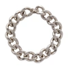Isabel Marant Links Chunky Chain Collar Necklace In Silver