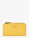 Kate Spade Knott Zip Slim Wallet In Morning Light