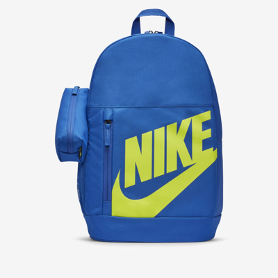 Nike Elemental Kids' Backpack In Game Royal,game Royal,atomic Green