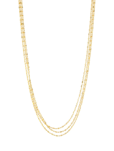 Zoë Chicco 14k Yellow Gold Three-strand Beaded Necklace
