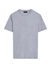Bugatchi Men's Garment-dyed Cotton T-shirt In Platinum