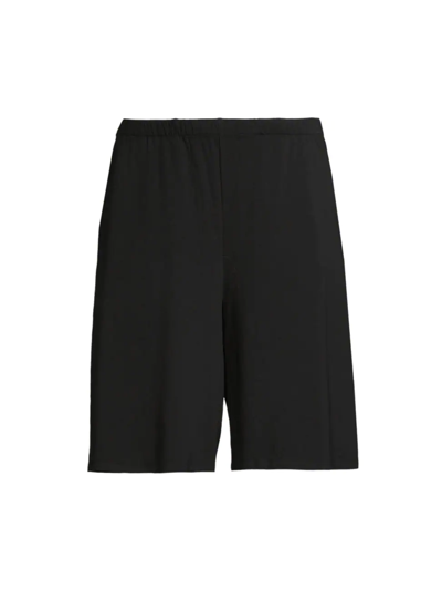 Eileen Fisher Black Stretch-jersey Shorts