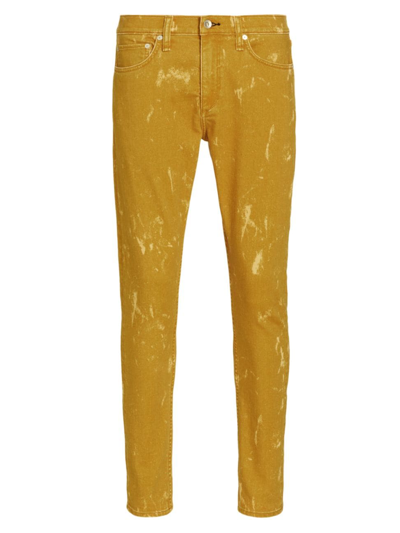 Rag & Bone Mid-rise Stretch Skinny Jeans In Golden Bro