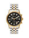 Michael Kors Hutton Two-tone Stainless Steel Bracelet Chronograph Watch