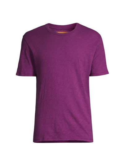 Atm Anthony Thomas Melillo Slub Cotton Crewneck Tee In Plum