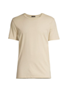 Atm Anthony Thomas Melillo Short-sleeve Regular Fit Stretch T-shirt In Sand Dune