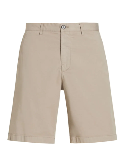 Theory Zaine Flat Front Shorts In Tapir