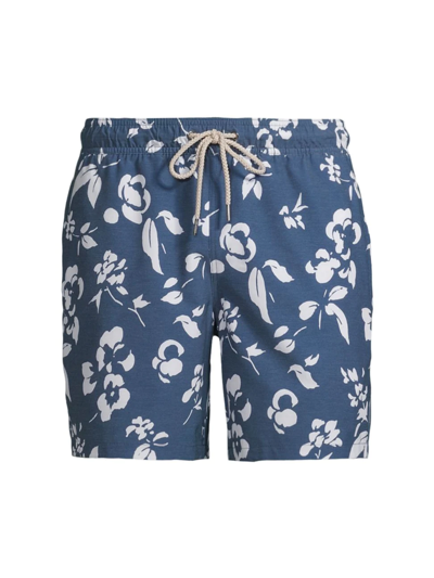 Fair Harbor The Bayberry Trunk In Navy Floral