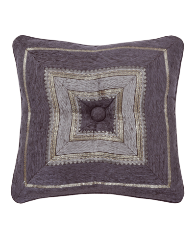 Five Queens Court Dominique Decorative Pillow, 18" X 18" In Lavender